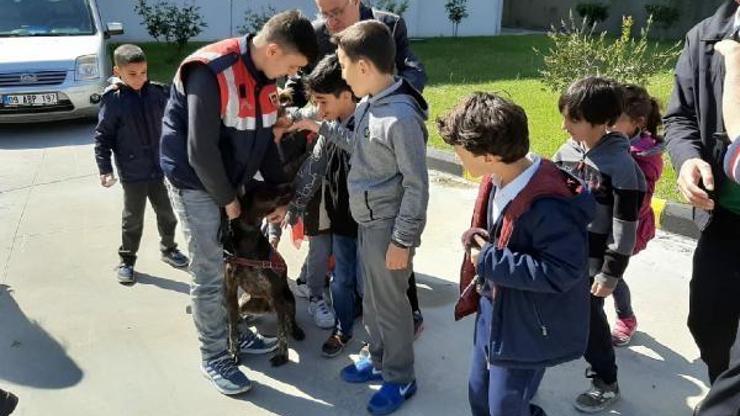Sökede çocuklar jandarmayla buluştu