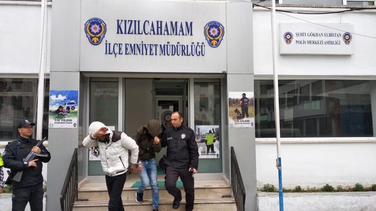 Kablo hırsızlarına polisten suçüstü