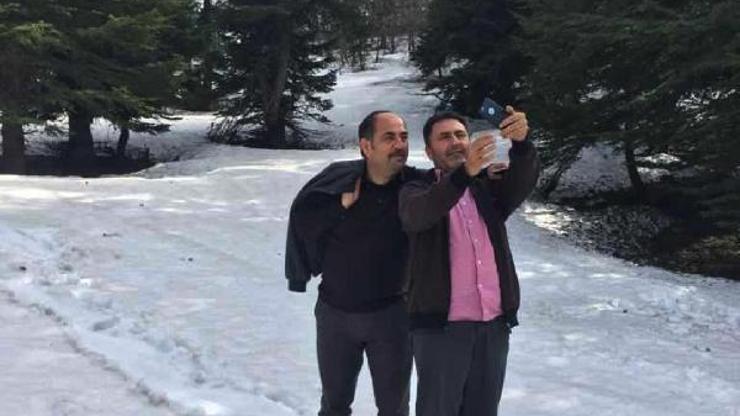 İslahiyede yaylaya çıkanlara kar sürprizi