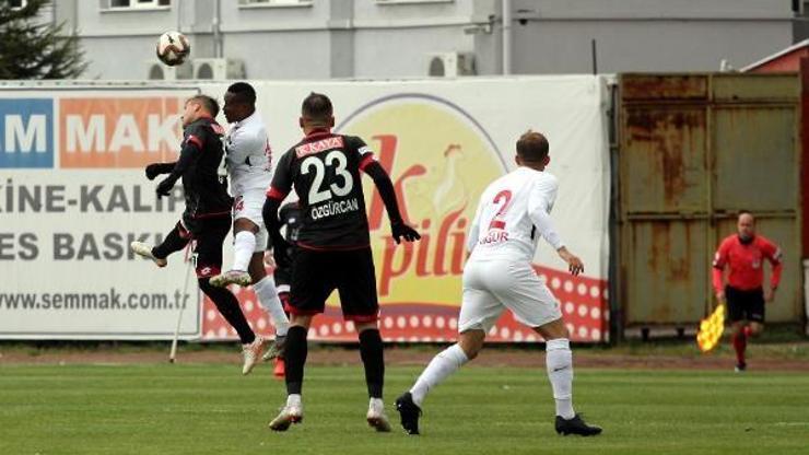 Boluspor - Gazişehir Gaziantep: 1-0