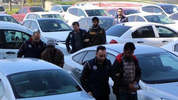 DEAŞ üyesi oldukları öne sürülen 3 Suriyeli adliyeye sevk edildi