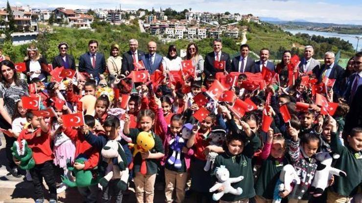 Dezavantajlı bölgedeki çocuklara 23 Nisan şenliği