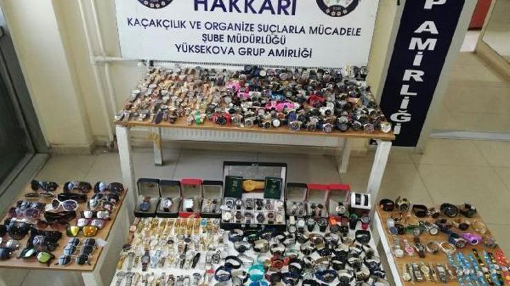 Kaçak ürünler yol kontrolünde ele geçirildi