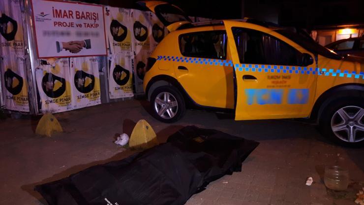 Bakırköy’de ticari takside bir kişi hayatını kaybetti