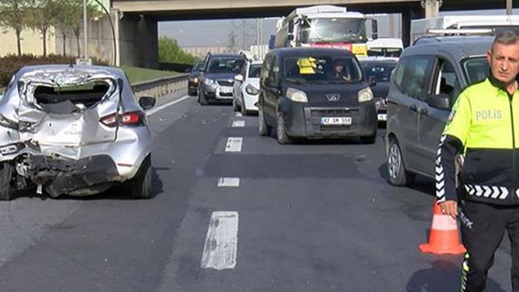 TEMde zincirleme trafik kazası