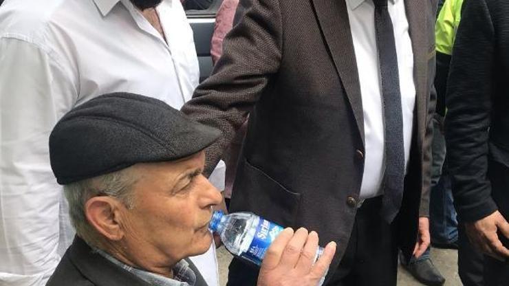 Kazazedenin yardımına başkan koştu