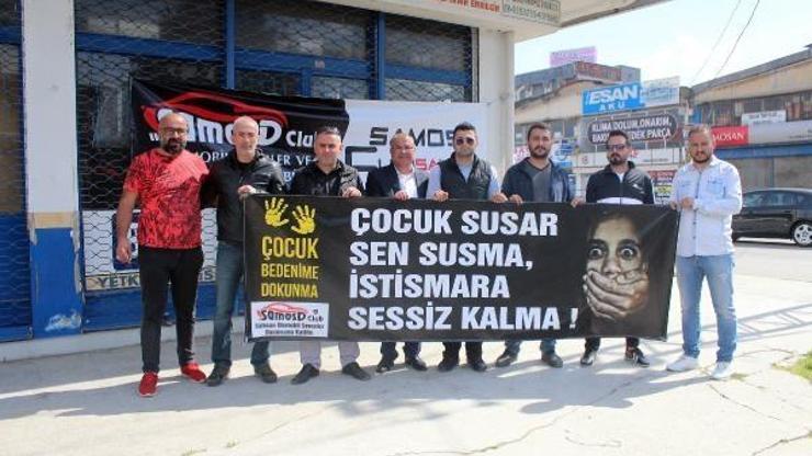 Samsunda çocuk istismarına tepki
