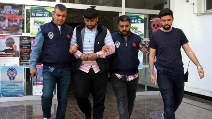 Lübnanlı kadına kapkaç anı kamerada