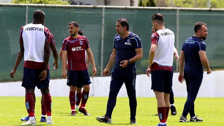 Trabzonspor 4 eksikle çalıştı