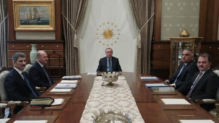 Erdoğannın Beştepedeki kabulleri