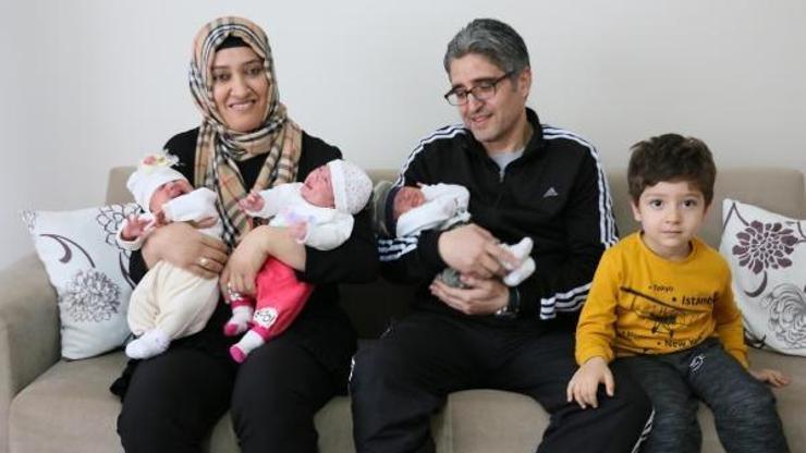 2nci çocuklarını beklerken üçüzleri oldu