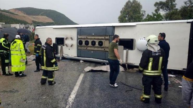 Milastaki otobüs kazasında ölü sayısı 3e yükseldi