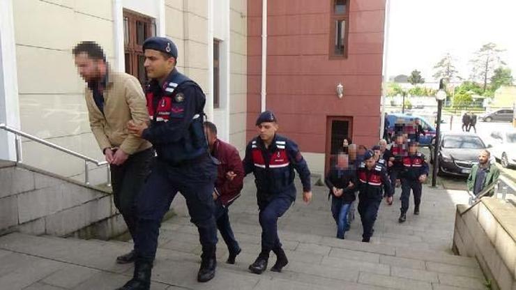 Düzcede tefeci operasyonu: 7 gözaltı