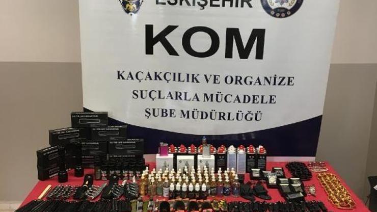 Eskişehir’de kaçak eşya operasyonu
