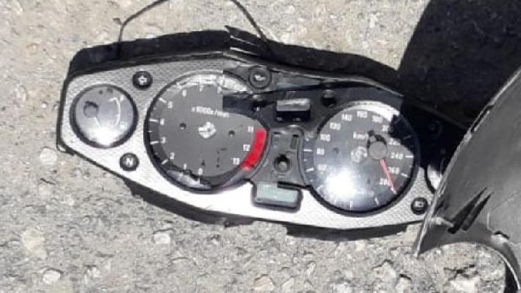 2 kişinin öldüğü kazada, motosikletin kadranı 280de takılı kaldı