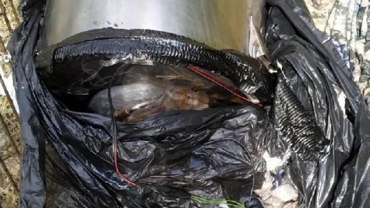 Ümraniyede yol kenarında bomba bulundu