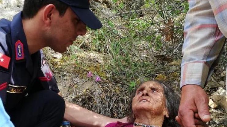 Kayıp yaşlı kadın, ormanlıkta bulundu