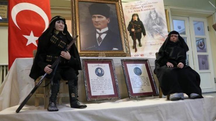 Kurtuluş Savaşı kadınlarının heykelleri yapıldı