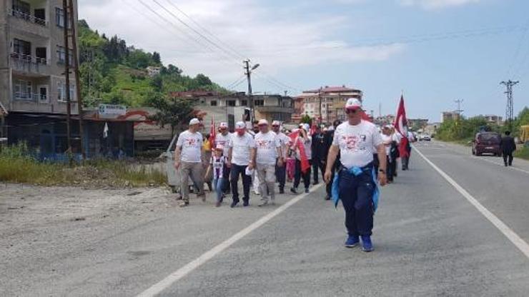 19 Mayısın 100üncü yılında Hopadan Atatepeye yürüdüler