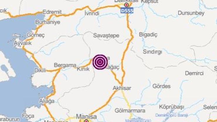 Son dakika Manisa Somada korkutan deprem