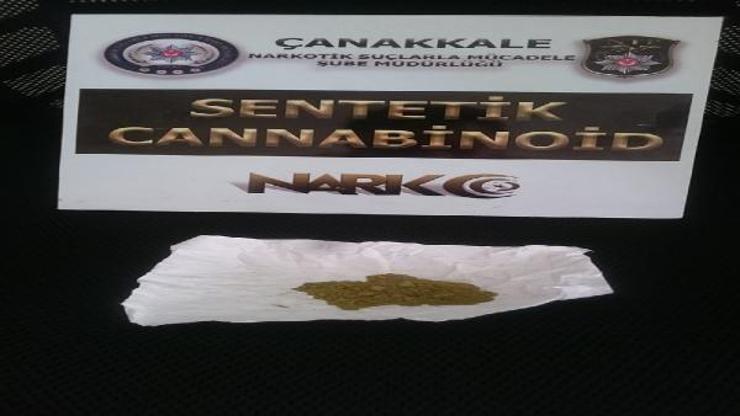 Çanakkalede uyuşturucu operasyonuna 2 tutuklama