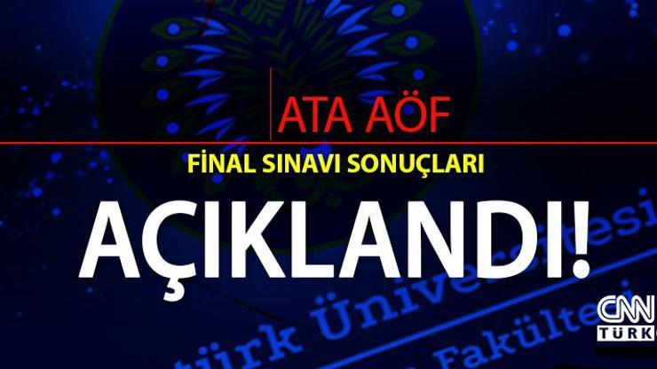 ATA AÖF final sonuçları atauni obsde