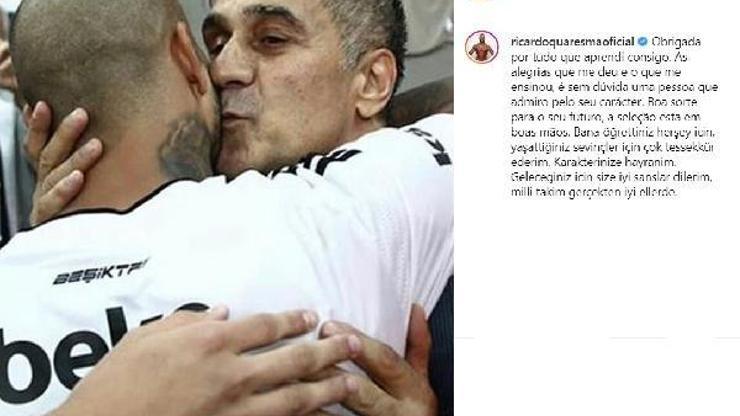 Ricardo Quaresmadan Şenol Güneş paylaşımı