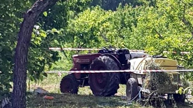 İlaçlama makinesi şaftına kıyafeti takılan kadın öldü