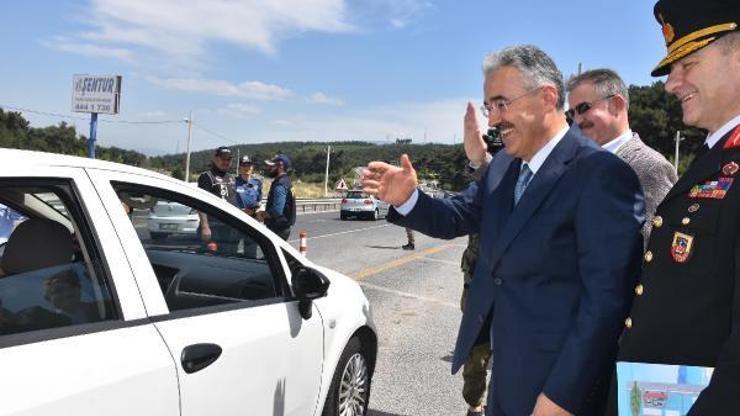 İzmirde bayram trafiğine denetim