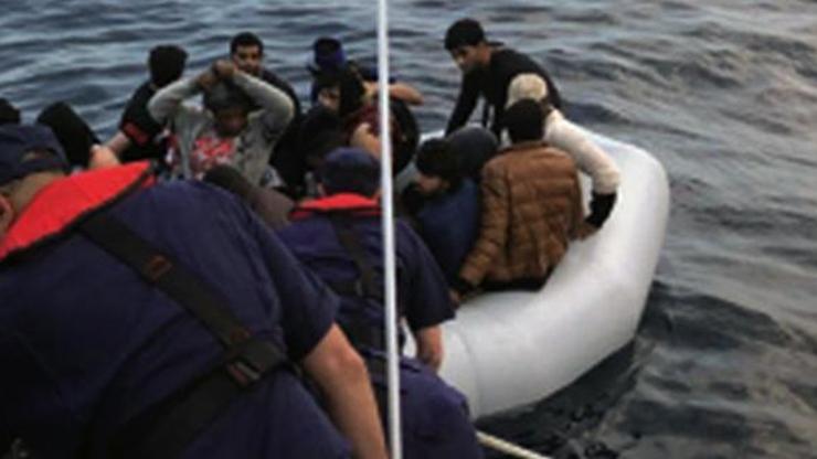 İzmirde 35 düzensiz göçmen yakalandı