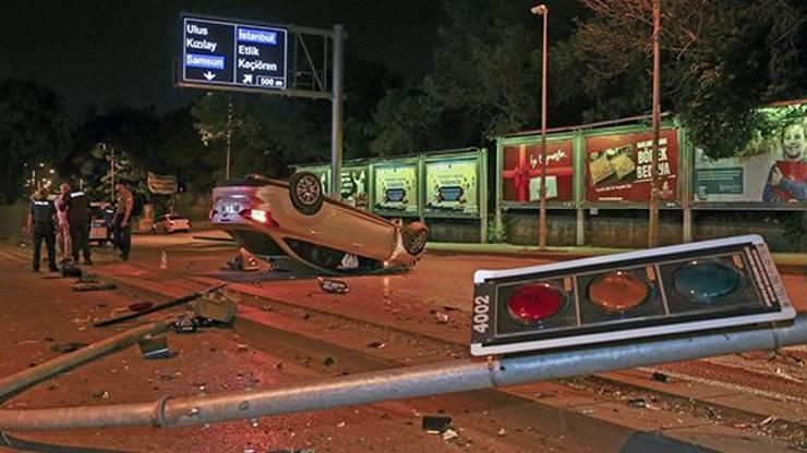 Ankarada trafik kazası: 1 yaralı