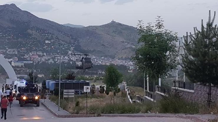 Tuncelide PKKlı teröristlerle çatışma: 2 yaralı