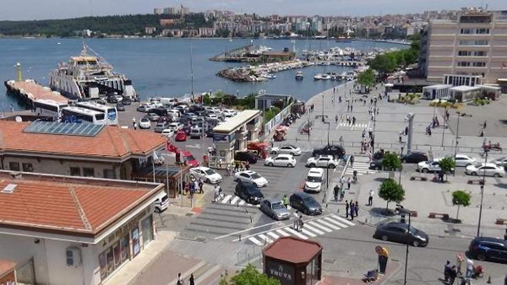 Çanakkalede tatilcilerin dönüş yoğunluğu