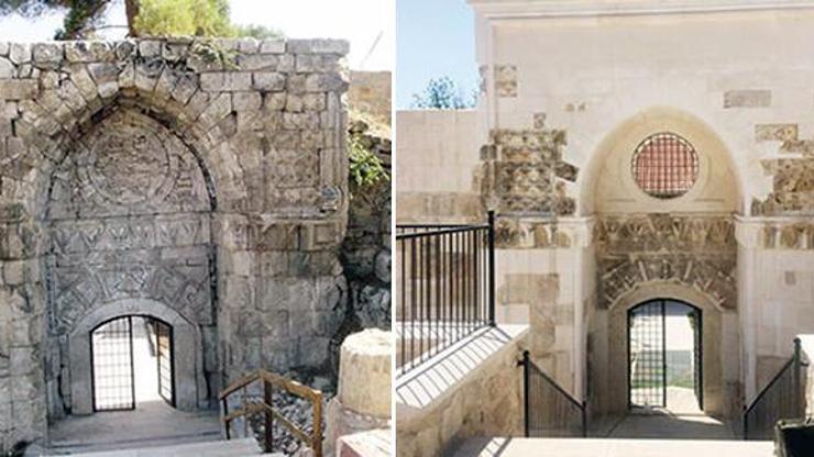 800 yıllık tarihi kapının restorasyonu tamamlandı