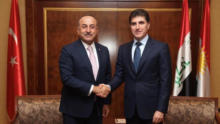 Dışişleri Bakanı Mevlüt Çavuşoğlu Erbilde