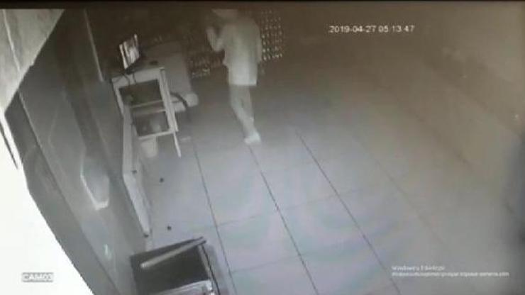 Okul kantininden televizyon hırsızlığı şüphelisi yakalandı