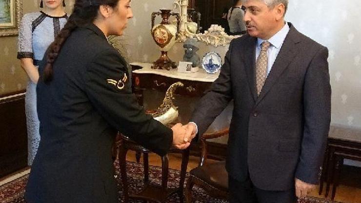 Vali Rahmi Doğan İl Jandarma heyetini makamında kabul etti
