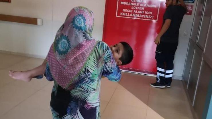 Otomobilin çarptığı çocuk yaralandı