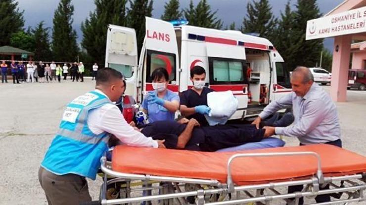Devlet Hastanesinde, yangın ve tahliye tatbikatı