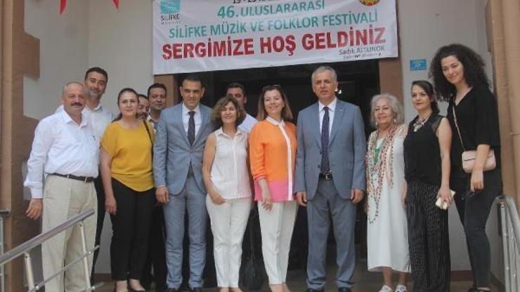 Silifkede karma resim sergisi açıldı