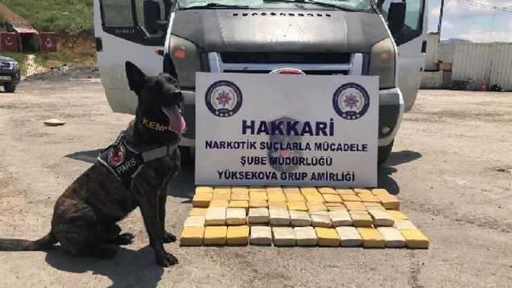 Hakkaride 71 kilo eroin ele geçirildi