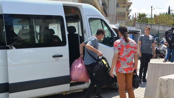 Ayvalıkta 10 kaçak göçmen yakalandı