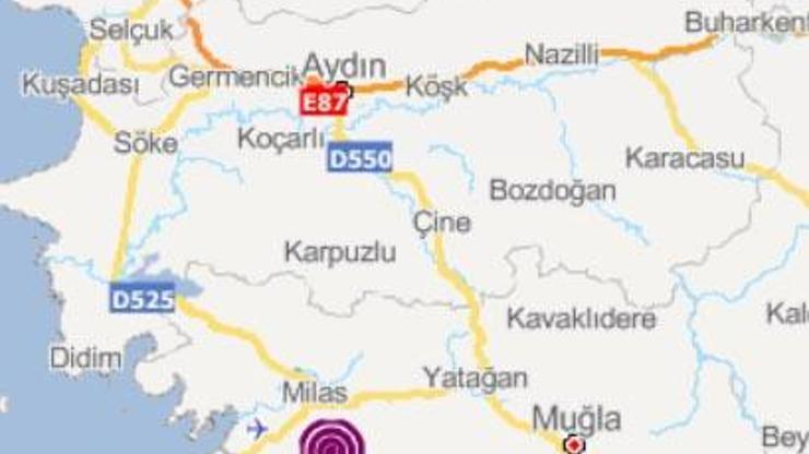 Milasta 3,4 büyüklüğünde deprem