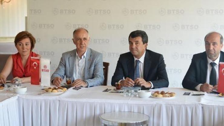 Tarihi Çarşılar Federasyonu’ndan BTSO’ya teşekkür ziyareti