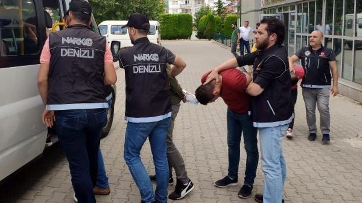 Denizlide, 6 uyuşturucu satıcısına tutuklama