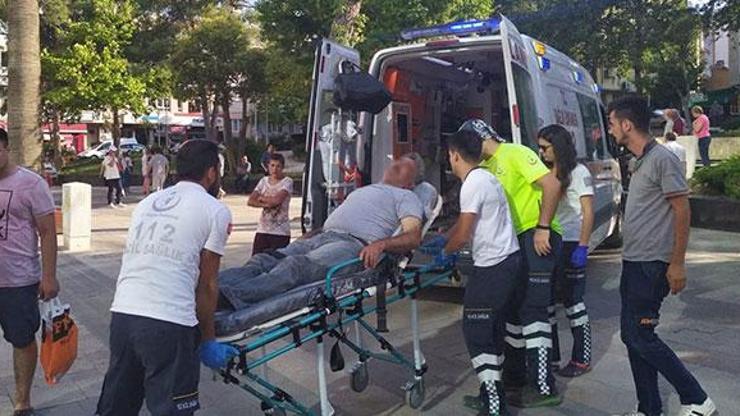 Sokak ortasında fare zehri içti