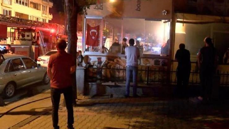 Sancaktepede börekçide yangın