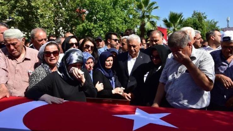 Şehit Üsteğmen, Dalamanda gözyaşlarıyla uğurlandı