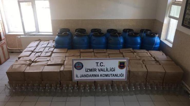 Evde üretilen 1990 litre sahte şarap ele geçirildi
