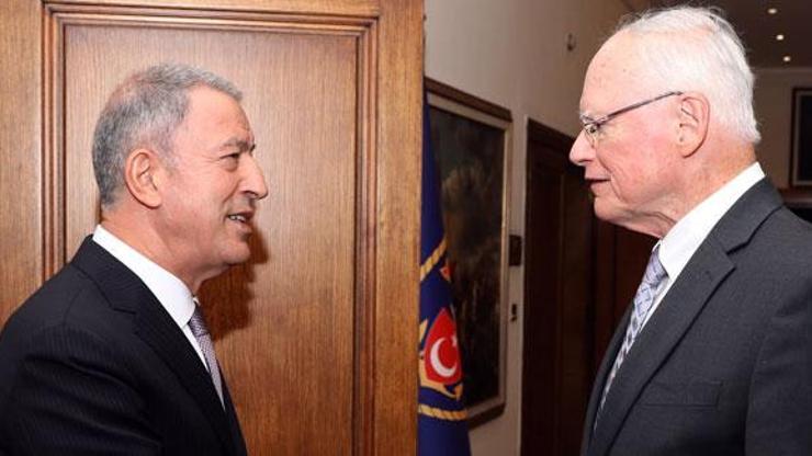 Bakan Akar, ABDnin Suriye Özel Temsilcisiyle görüştü